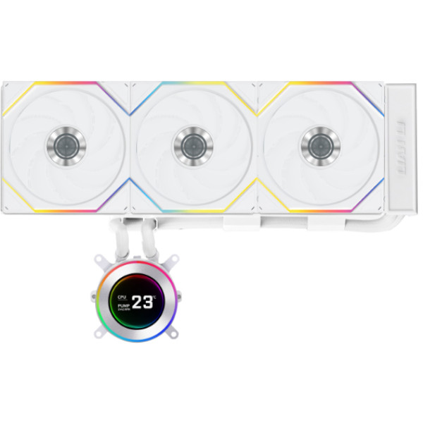 Фото - Водяная система охлаждения Lian Li HydroShift II LCD-C 360TL White (G89.GHS2LCD36TW.00)