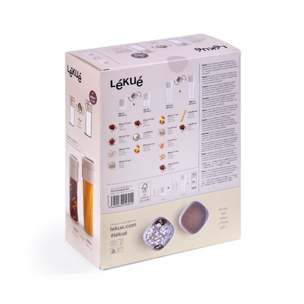 Фото - Набор емкостей для хранения Lekue Save&Store 3 шт. (883064)
