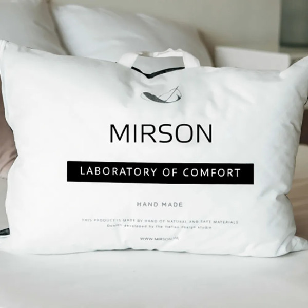 Фото - Подушка стандартная MirSon шерстяная Eco Silver 145 Средняя 60х60 см (2200000393593)