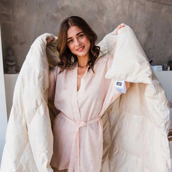 Фото - Одеяло зимнее двуспальное MirSon Пух Экстра 041 172x205 см (2200000002709)