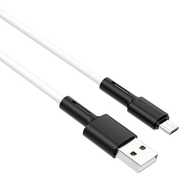 Фото - Кабель синхронизации данных BOROFONE BX31 Micro White (6931474710383)
