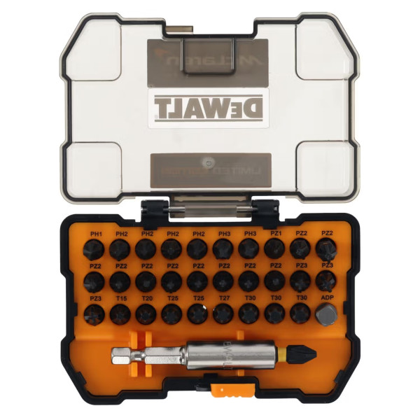Фото - Набор бит для отвертки DeWALT McLaren, Phillips, Pozidriv, Torx (DT70901T)