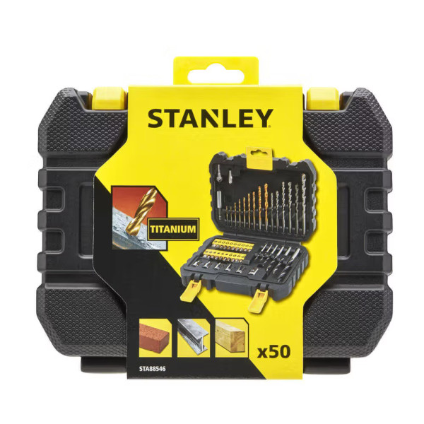 Фото - Набор бит для отвертки Stanley TITANIUM, Phillips, Pozidriv, Torx, Slotted (STA88546)