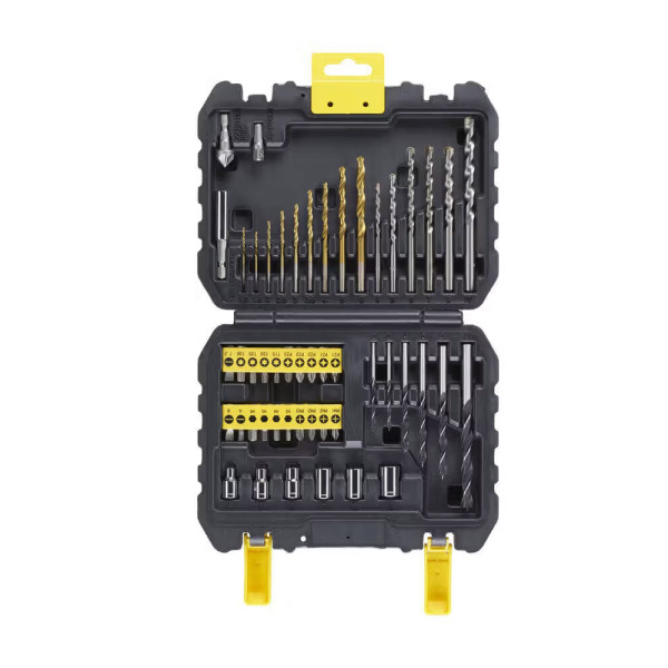Фото - Набор бит для отвертки Stanley TITANIUM, Phillips, Pozidriv, Torx, Slotted (STA88546)