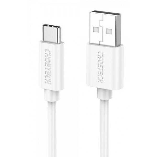 Фото - Кабель USB type A - USB type A Choetech USB 2.0 A-тато/C-тато 1m (AC0002-WH)