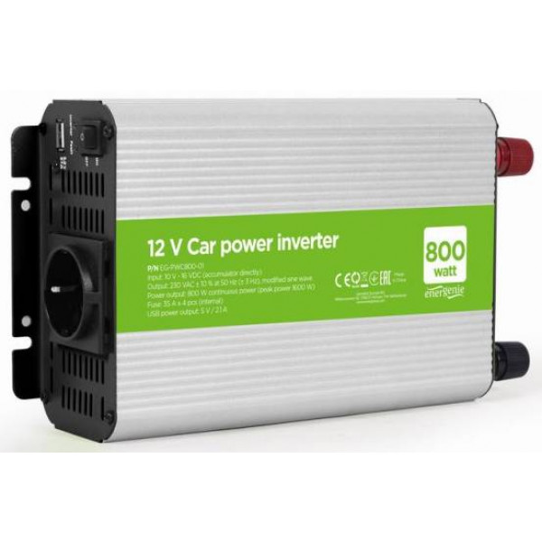 Фото - Инвертор автомобильный EnerGenie EG-PWC-800-01