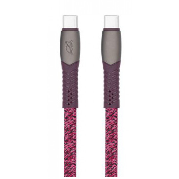 Фото - Кабель синхронизации данных RIVACASE USB 2.0 Type-C/Type-C (PS6105 RD12)