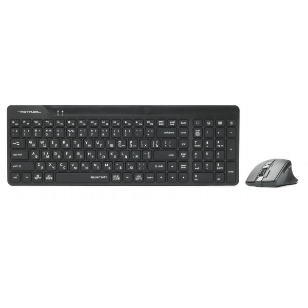 Фото - Клавиатура+мышь беспроводная A4tech Fstyler FG2400 Air Black