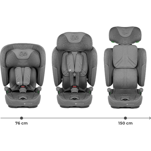 Фото - Автокресло Kinderkraft Fix2Go i-Size Grey (KCFI2GO0GRY0000)