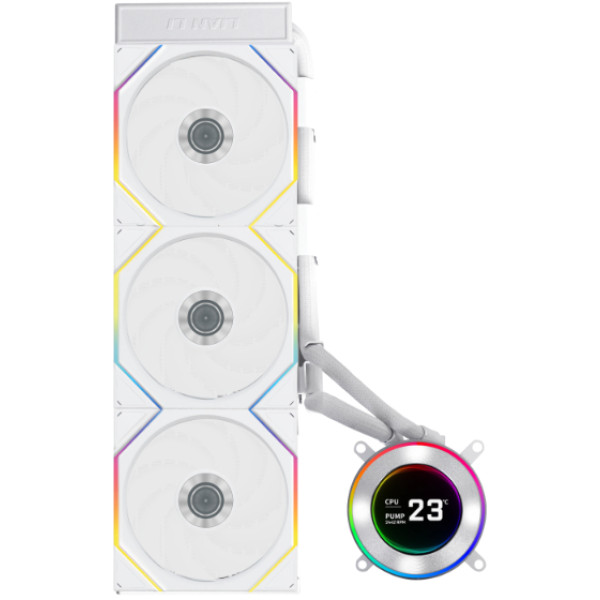 Фото - Водяная система охлаждения Lian Li HydroShift II LCD-C 360TL White (G89.GHS2LCD36TW.00)
