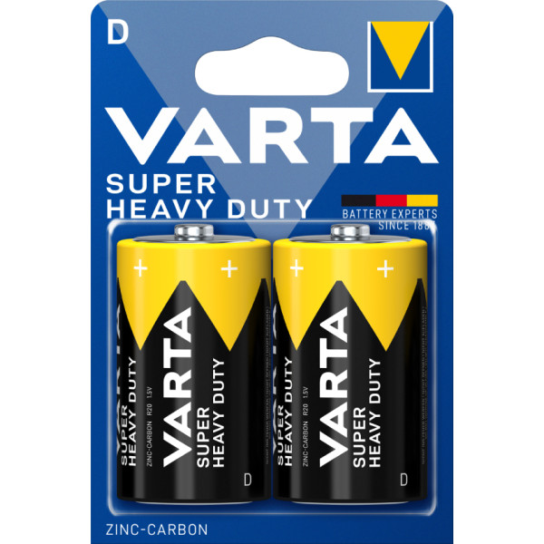 Фото - Батарейка тип D (LR-20) Varta Superlife D/LR20 BL 2 шт.