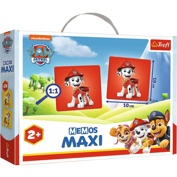 Фото - Настольная игра (до 2 лет) Trefl "Мемос MAXI Щенячий патруль" / Nickelodeon (2264)