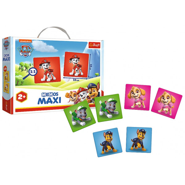 Фото - Настольная игра (до 2 лет) Trefl "Мемос MAXI Щенячий патруль" / Nickelodeon (2264)