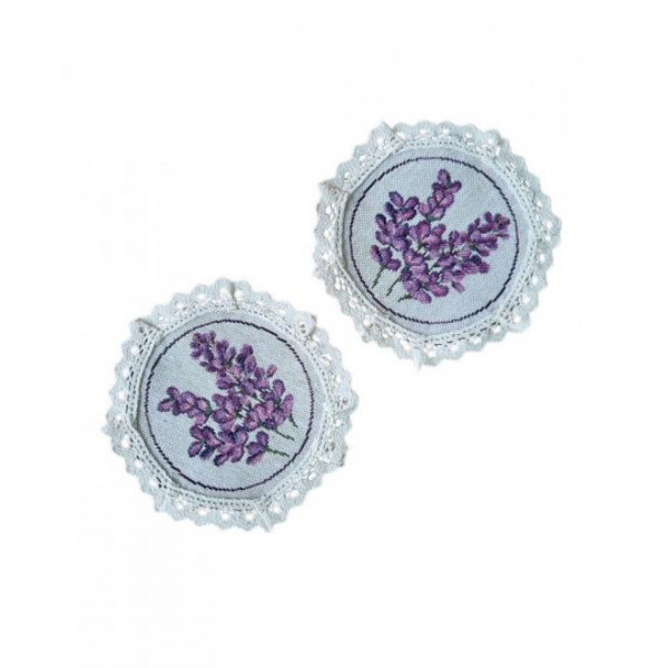 Фото - Набор салфеток под чашку Прованс Лаванда D14 см (026209) Фото - Набор салфеток под чашку Прованс Лаванда D14 см (026209)