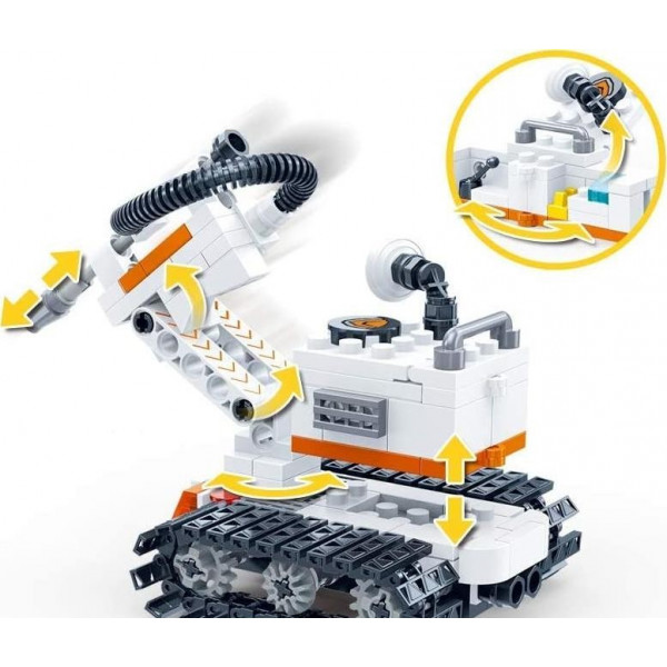 Фото - Пластиковый конструктор Banbao "Космические исследования" (170 Эл.) Гусеничный бур для исследований (6422)