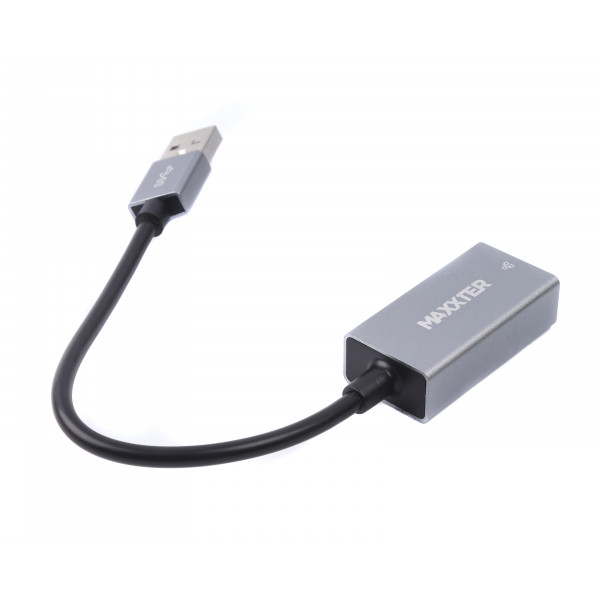 Фото - Переходник USB- RJ-45 Maxxter с USB на Ethernet (NEA-U2-01)