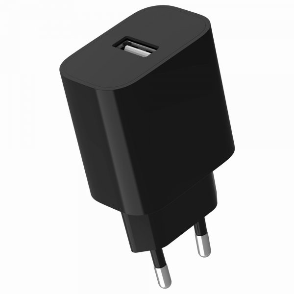 Фото - Сетевое зарядное устройство Gembird 1 USB-A 5V/2.4A 12W (TA-UC-1A12-01-BK)