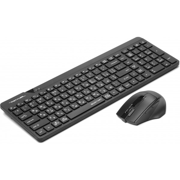 Фото - Клавиатура+мышь беспроводная A4tech Fstyler FG2400 Air Black