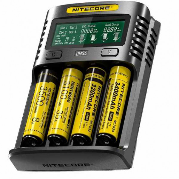 Фото - З/устройство для аккумуляторов AA/AAA Nitecore Digicharger UMS4