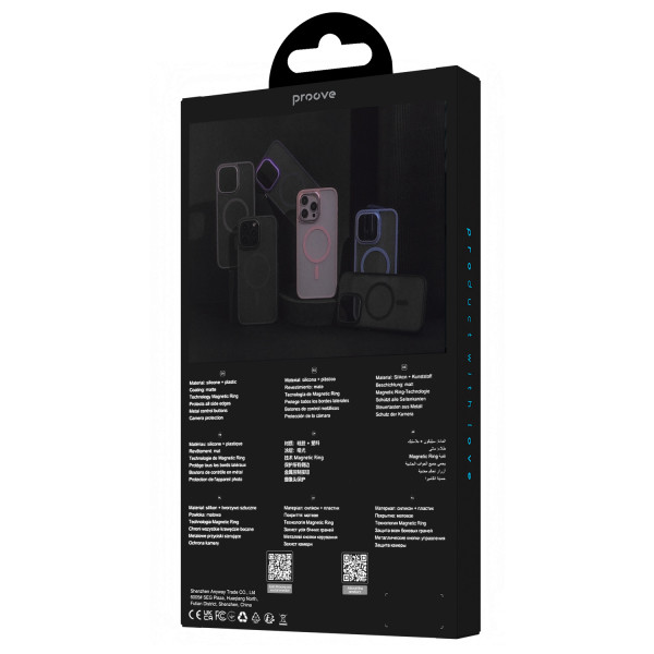 Фото - Чехол для смартфона Proove Essence Case with Magnetic Ring iPhone 16 Black (PCECIP160002)