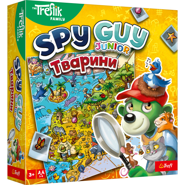 Фото - Настольная игра (3-4 года) Trefl Spy Guy Животные (30433)