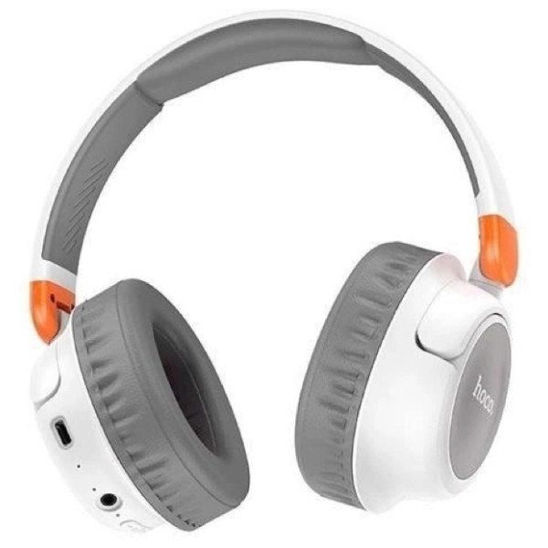 Фото - Наушники полноразмерные беспроводные HOCO W43 White (6931474794635)