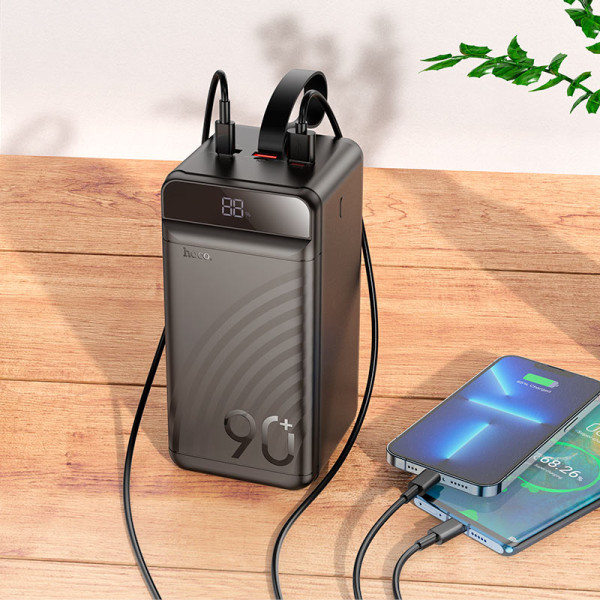Фото - Батарея мобильная HOCO J123D Element 22.5W+PD20W 90000mAh Black (6942007612104)