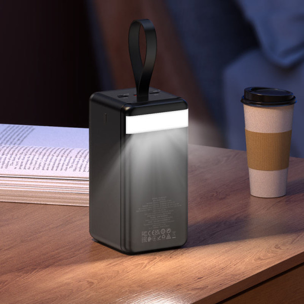 Фото - Батарея мобильная HOCO J123D Element 22.5W+PD20W 90000mAh Black (6942007612104)