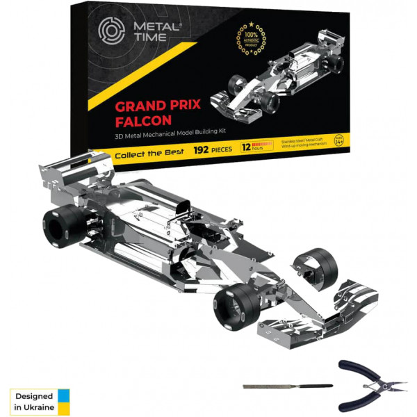 Фото - Металлический конструктор Metal Time F1 Grand Prix Falcon Формула 1 (MT035)