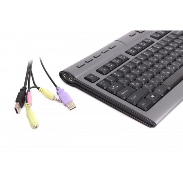 Фото - Клавиатура A4tech KL-7 MUU USB (Grey+Black)