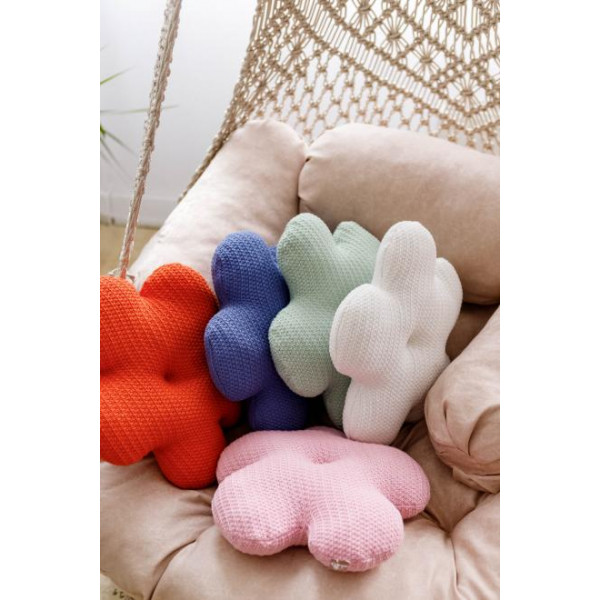 Фото - Подушка декоративная Прованс Цветочек фуксия 40 см (033714)