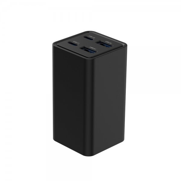 Фото - Сетевое зарядное устройство Gembird 2xUSB-A QC3.0 30W+2xType-C PD 65W Black (TA-UC-2A2C-PD65-01-BK)