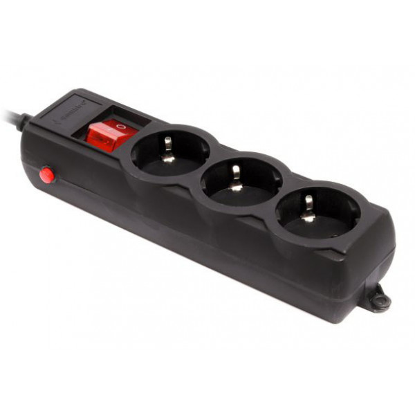 Фото - Сетевой фильтр Gembird 3 р 1,8m (SPG3-G-6B-PRO)