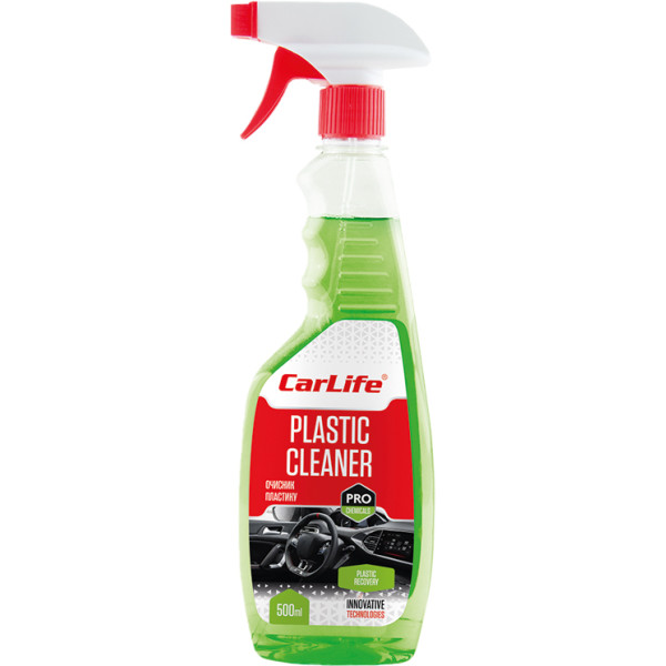 Фото - Очиститель для авто CarLife пластика и винила Plastic Cleaner 500 мл (CF518)