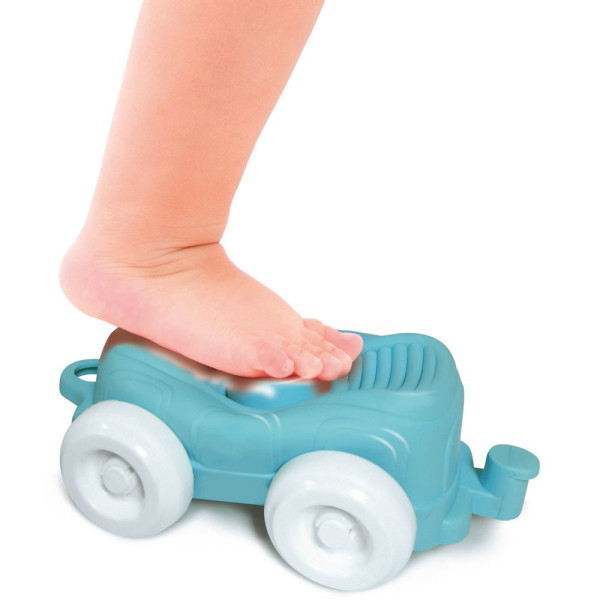 Фото - Базовый игровой транспорт для малыша Clementoni с конструктором Sensory Train серия Soft Clemmy (17424)