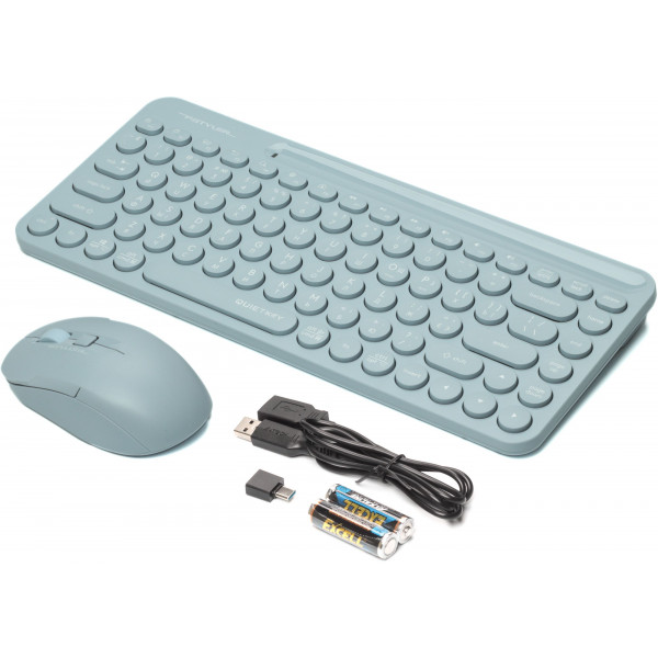 Фото - Клавиатура+мышь беспроводная A4tech Fstyler FG3200 Air Blue