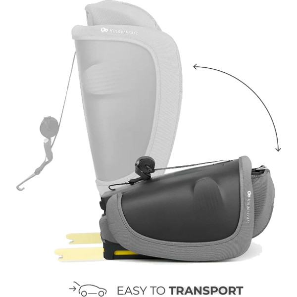 Фото - Автокресло Kinderkraft Fix2Go i-Size Grey (KCFI2GO0GRY0000)