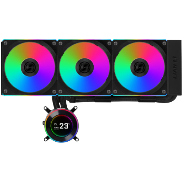 Фото - Водяная система охлаждения Lian Li HydroShift II LCD-C 360CL Black (G89.GHS2LCD36RB.00)