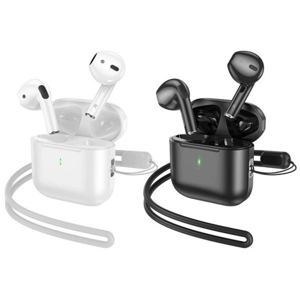 Фото - Наушники вкладыши беспроводные TWS HOCO EW53 Lucky true wireless BT headset Black (6942007600538)
