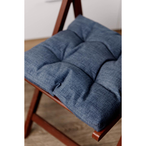 Фото - Подушка для стула Прованс FIESTA синяя 40х40 см (041111)