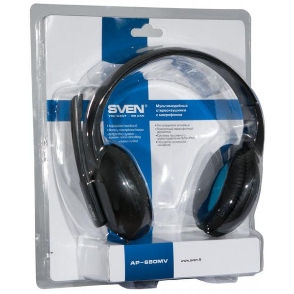 Фото - Гарнитура компьютерная Sven AP-680MV black-blue