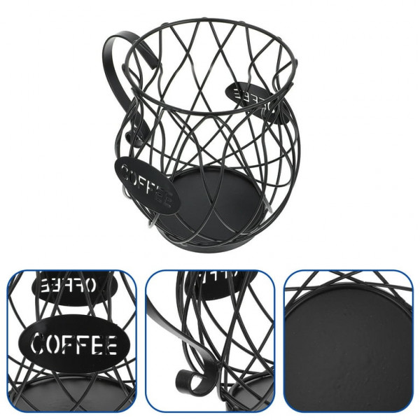 Фото - Емкость для фруктов Viva LACY MUG BLACK 18x14x9.5 см (B090060)