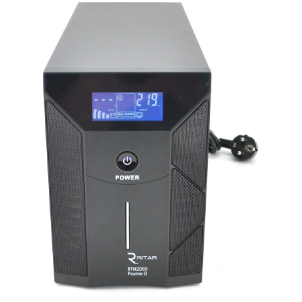 Фото - Источник бесперебойного питания Ritar RTM2000 (1200W) Proxima-D Q1 (RTM2000D)