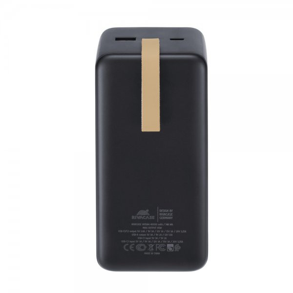 Фото - Батарея мобильная RIVACASE RIVAPOWER 40000 mA Black (VA1084)