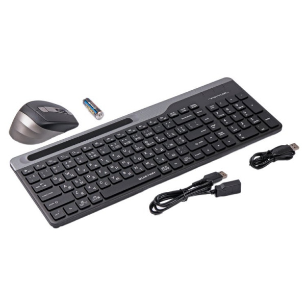 Фото - Клавиатура+мышь беспроводная A4tech FB2535CS Smoky Grey