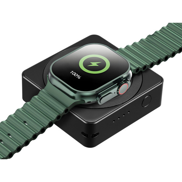 Фото - Батарея мобильная Sandberg Magnetic Wireless 5000mAh 20W PD, 2xUSB-C, QI-15W for Apple watch and Airpods (421-28)