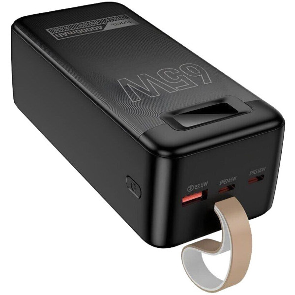 Фото - Батарея мобильная HOCO DB82 Aquila PD65W 40000 mAh Black