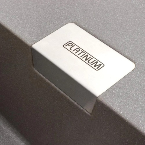 Фото - Мойка кухонная Platinum 8650 DIAMOND матовая (серый мусон)