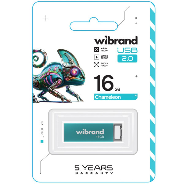 Фото - Флеш USB Wibrand USB 2.0 Chameleon 16Gb Light Blue (WI2.0/CH16U6LU)