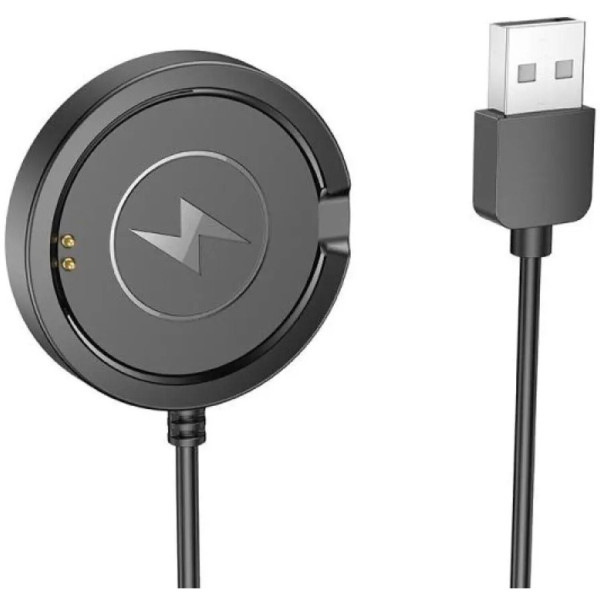 Фото - Беспроводное зарядное устройство HOCO Y22 Smart sports watch charging cable Black (6942007629010)